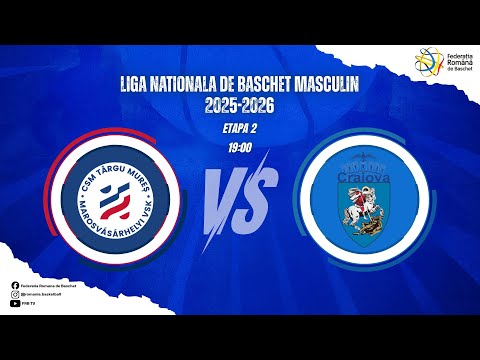 Liga Nationala de Baschet Masculin 25/26 - CSM Târgu Mureș vs SCMU Craiova