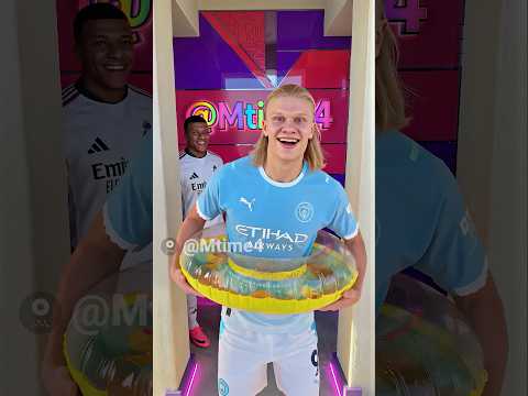 Haaland and Mbappé Were Not Giving Up on Pool Day 😭🌊 #parody #football #haaland