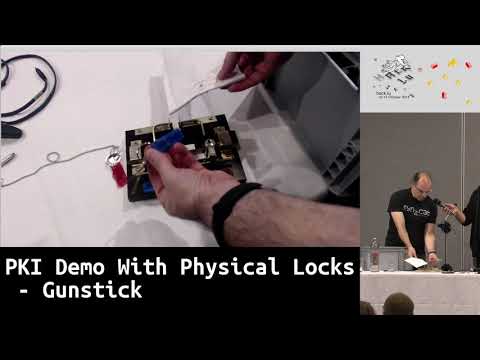 Hack.lu 2018 LT: PKI Demo With Physical Locks - Gunstick