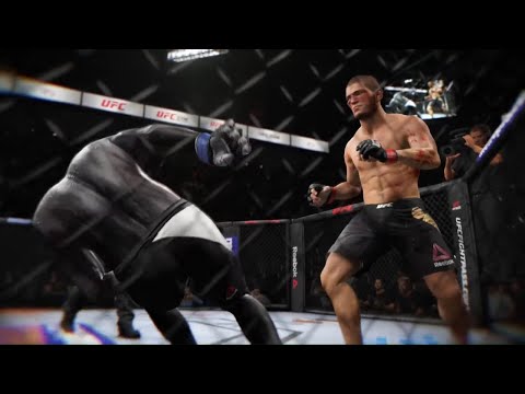 Khabib vs. Stone Warrior - EA Sports UFC 2 - Champion Fights ☝️🦅