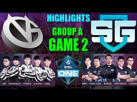 VG vs SG E-SPORTS - ESL ONE GENTING, ELIMINATION MATCH, BO 3 - GAME 2
