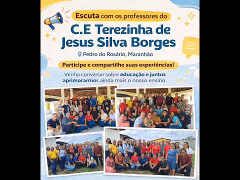 Conversa com os professores da C.E Terezinha de Jesus Silva Borges ( Pedro do Rosário-MA)
