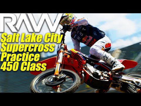 Salt Lake City Supercross Practice 450s RAW - Motocross Action Magazine