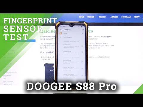 Doogee S88 Pro - Fingerprint Sensor Test