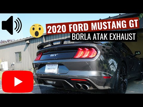 2020 Mustang GT BORLA ATAK | Exhaust Install