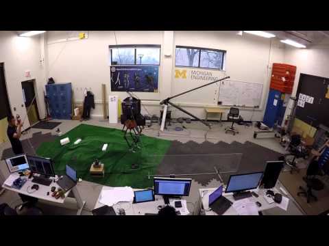 Rough Terrain Walking: Practice for the Wave Field