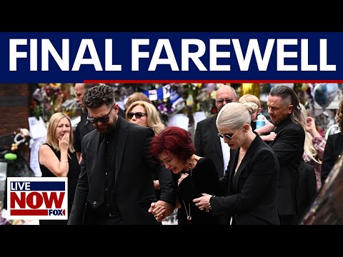 Ozzy Osbourne's wife and children attend farewell parade ahead of funeral