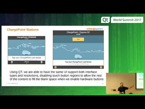 QtWS17 - ChargePoint EV Charging: One UI to rule them all, Matthew Hungerford, Chargepoint