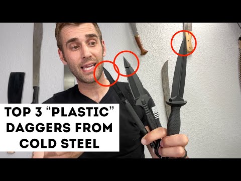 ★★★★★ Comparing Top 3 FGX Cold Steel "knives" (plastic) EDC Dagger
