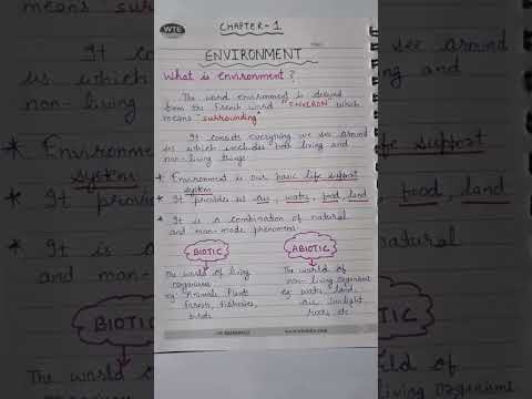 What is Environment # Class 7 ,CH - 1 Geography#