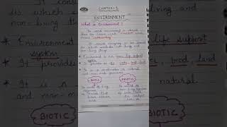What is Environment # Class 7 ,CH - 1 Geography#