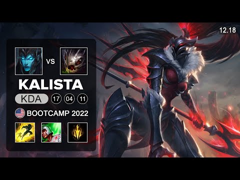 JDG Hope vs EDG Viper - Kalista vs Kog'maw ADC - NA BOOTCAMP WORLDS 2022 - Patch 12.18 Season 12