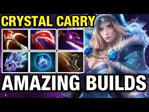 AMAZING BUILDS - CRYSTAL CARRY WITH DAEDALUS AND OTHERS - Dota 2