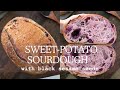From Sweet Potato To Purple Loaf Sourdough With Black Sesame Seeds