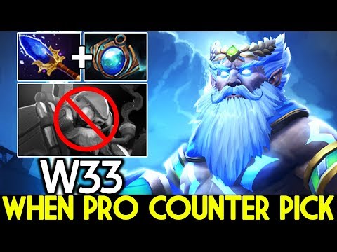 W33 [Zeus] Insane Counter Pick Against Tinker Mid Destroy Pub 7.22 Dota 2