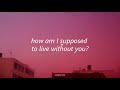 BLACKPINK, ROSÉ; GONE (english lyrics)