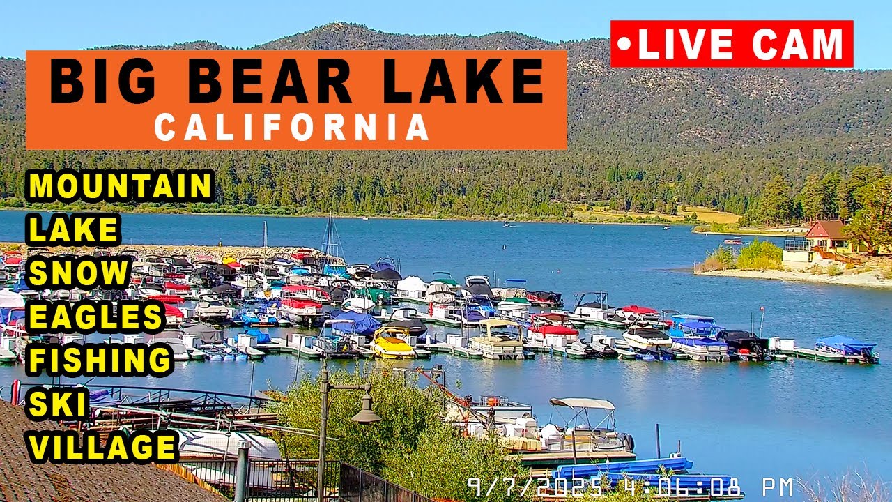 Live webcam view of Big Bear Lake Village Heart