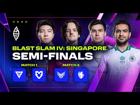 BLAST Slam IV: Singapore, Semi-Finals - Tundra Esports vs MOUZ, Team Falcons vs HEROIC - Dota 2 LIVE