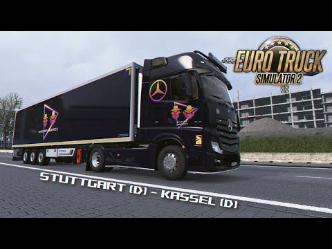 Mercedes Actros 1845 - Stuttgart to Kassel - Euro Truck Simulator 2