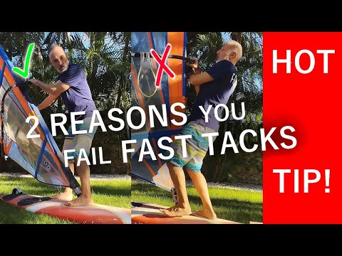 Quick TIPS for Windsurfing FAST TACKS!