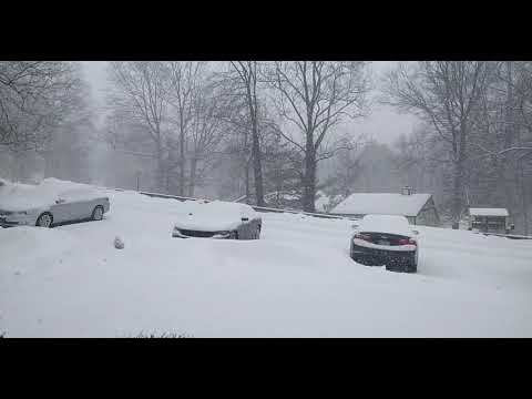 Live Snowfall in Hershey, Pennsylvania, USA, 22nd February, 2021 _ Part 2