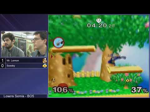 GSS 100 SSBM - Mr. Lemon (Dr. Mario) vs. Scooby (Sheik) - Melee LSF