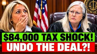 Wife Fights to Undo Divorce Deal Over an $84,000 Tax Bombshell!