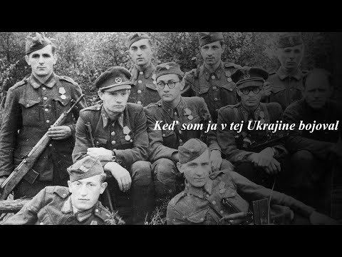 Keď som ja v tej Ukrajine bojoval - When I was at war in this Ukraine (With Lyrics)