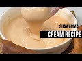 4 ingredients shawarma cream recipe you will love. #gazkitchenazah #recipe #warrifoodblogger #cream