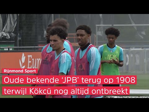 GEEN Kökcü, WEL Boëtius op de openbare TRAINING van FEYENOORD
