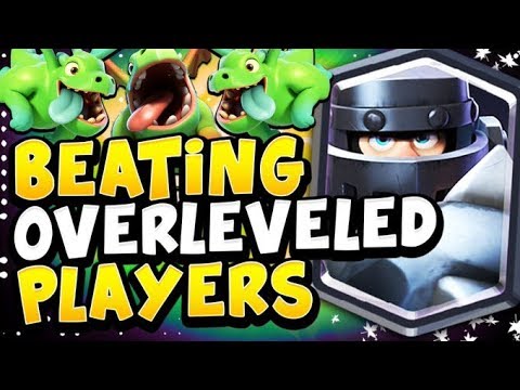BEATING LEVEL 13 CARDS with LEVEL 11 CARDS on LADDER! - CLASH ROYALE