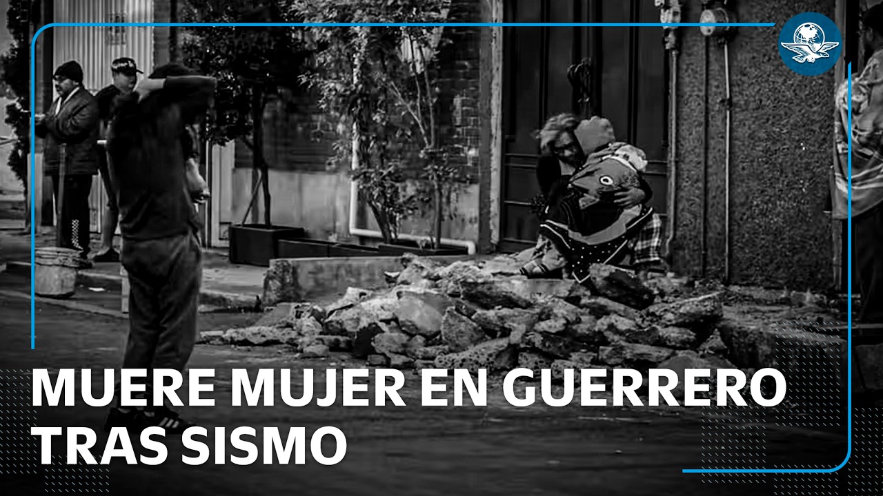 Tras sismo, reportan muerte de mujer en San Marcos, Guerrero