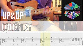 Up&amp;Up Coldplay Cover • Guitar Tab • Tutorial • Lesson