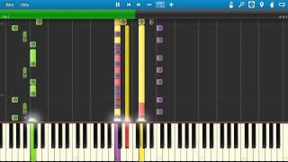 Jean Michel Jarre - Oxygene IV Piano Tutorial - How to play on piano - Synthesia