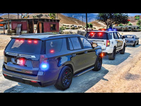 Playing GTA 5 As A POLICE Sheriff Patrol| GTA 5 Mod| No Commentary
