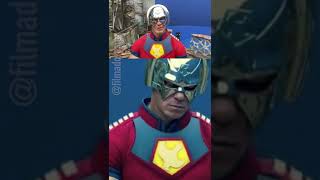 John Cena y su escena más difícil en SUICIDE SQUAD 🥟😂 #suicidesquad #peacemaker #shorts #dceu #cine