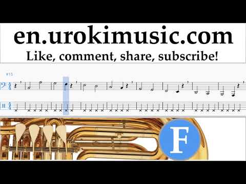 How to Play Tuba Clean Bandit - Rockabye ft Sean Paul Anne-Marie Tabs Part#1 exercises, scales um