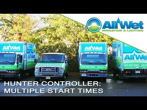 How To Set Multiple Start Times on a Hunter Irrigation Controller