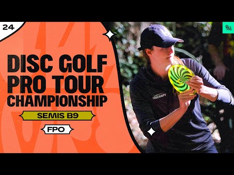 2024 Disc Golf Pro Tour Championship | FPO R3B9 | Tattar, Scoggins, Handley, Gannon | JomezPro
