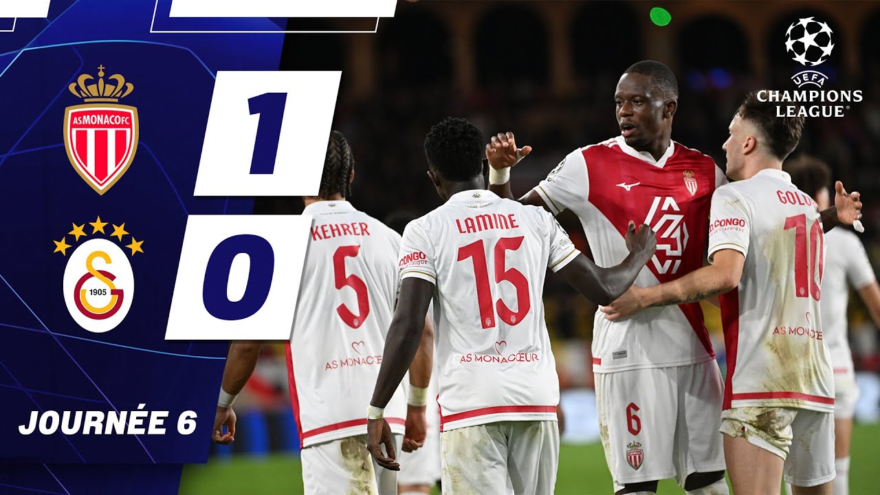 AS Monaco FC 1 - 0 Galatasaray SK highlights