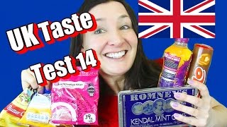 British Sweets Taste Test | Rolo | Bonds | Werthers | Kendal mint cake and more.