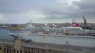 The BLACK WATCH cruise ship from Fred Olsen Cruise Lines at Valletta