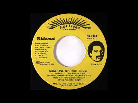 Rideout - Someone Special  [ mr 33 special extended ]