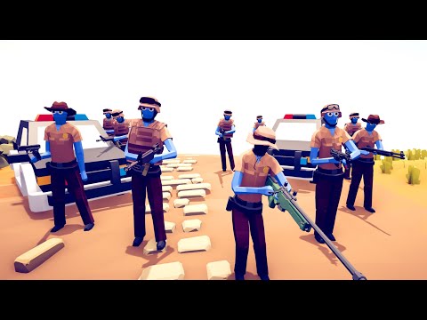 200x SHERIFF RAID MAFIA BASE  - Totally Accurate Battle Simulator TABS