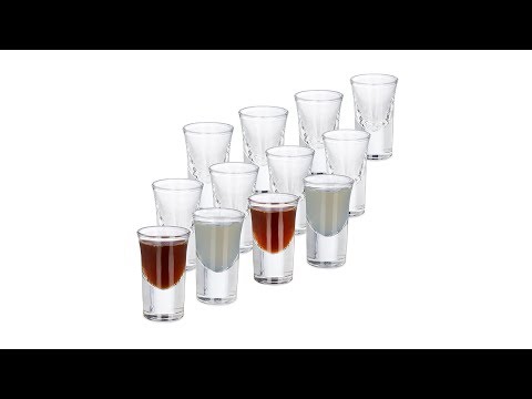 Verres à liqueur de 4 cl par lot de 12 Verre - 5 x 7 x 5 cm