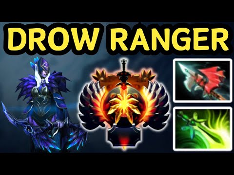 🔥 HOW TO PLAY DROW RANGER CARRY | 23 KILL POSITIONING & DAMAGE 🔥