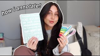 how i annotate my books! *simple & aesthetic*