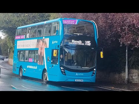 Arriva Northumbria: Dennis E40D ADL Enviro400MMC 7571/SK72 CVM on the X20