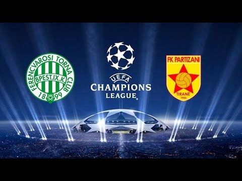 Segunda Ronda/Ferencváros 1(1)-(3)1 Partizani  Champions League-All Goals & Highlights - 20/07/2016
