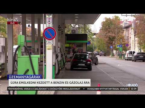 Újra emelkedni kezdett a benzinkutakon az üzemanyagok ára - HírTV